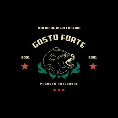 Modern Logo Generator for a Homemade Hot Sauce