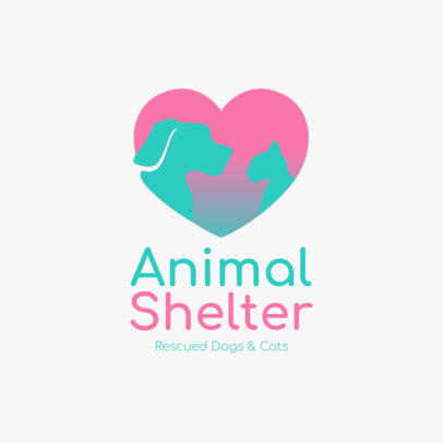 Online Logo Generator for Animal Shelters with Gradient Graphics
