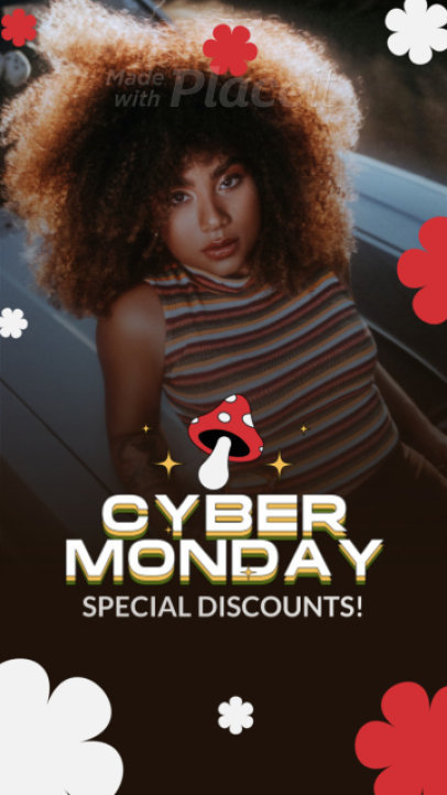 Instagram Story Video Maker Featuring Cyber Monday Discounts