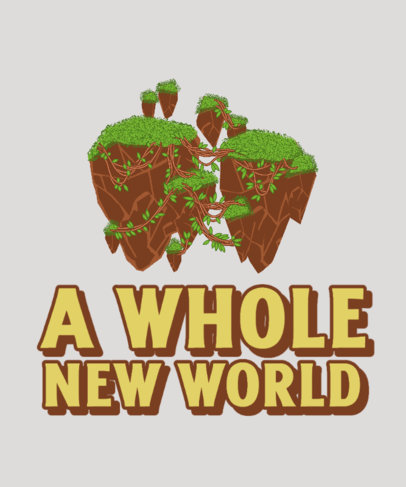 Illustrated T-Shirt Design Maker Inspired by Avatar