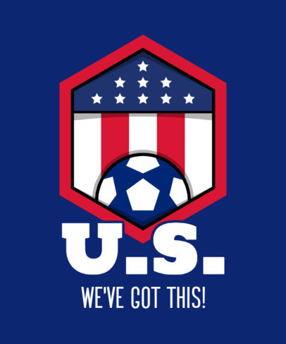 T-Shirt Design Creator to Support the US Soccer Team