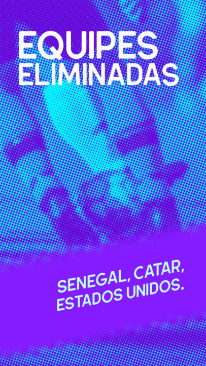 Instagram Story Maker for a Soccer Cup Standings Update 5096e