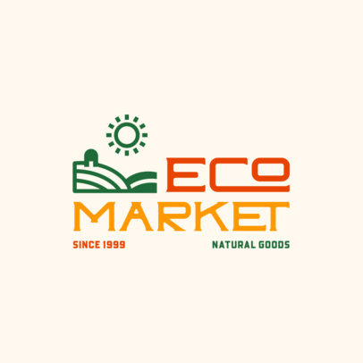 Online Logo Maker for Farmer Markets with Minimalist Icons