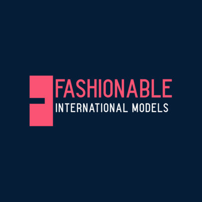 Logo Creator for an International Models Management Agency