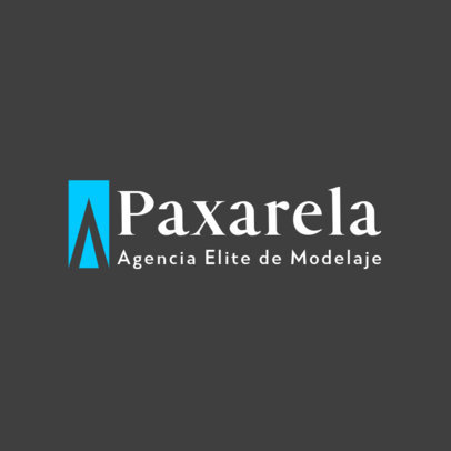 Elite Models Agency Logo Template 