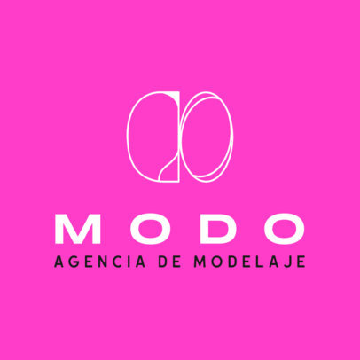 Logo Generator Featuring a Stylish Theme for a Models Management Agency