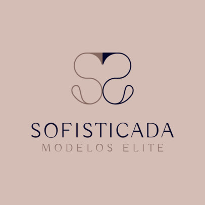 Sophisticated Logo Maker for an Elite Fashion Models Industry