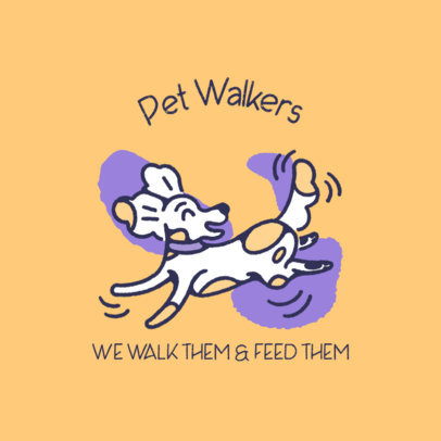 Pet-Themed Logo Generator for a Dog Walking Service
