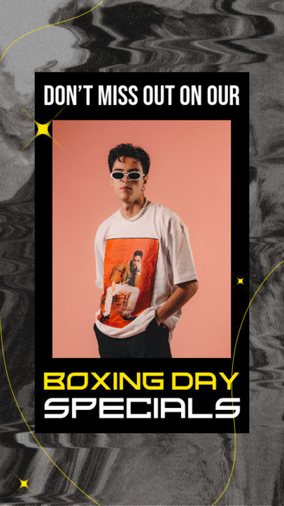 Instagram Story Generator Featuring Boxing Day Special Offer