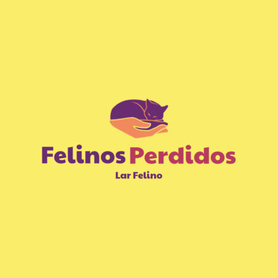 Animal Shelter Logo Generator Featuring a Kitten Graphic