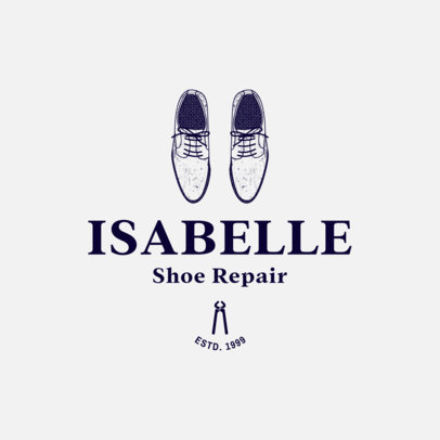 Footwear-Themed Logo Maker for a Shoe Repair Business