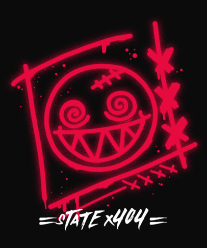 Graffiti-Themed T-Shirt Design Maker Inspired by Blink 182 3683h-5119