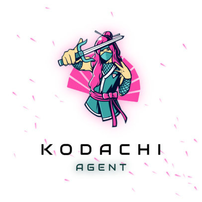 Gaming Logo Maker With a Female Japanese Warrior Illustration 