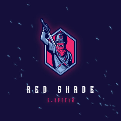 Logo Maker for an eSports Team with a Warrior Character