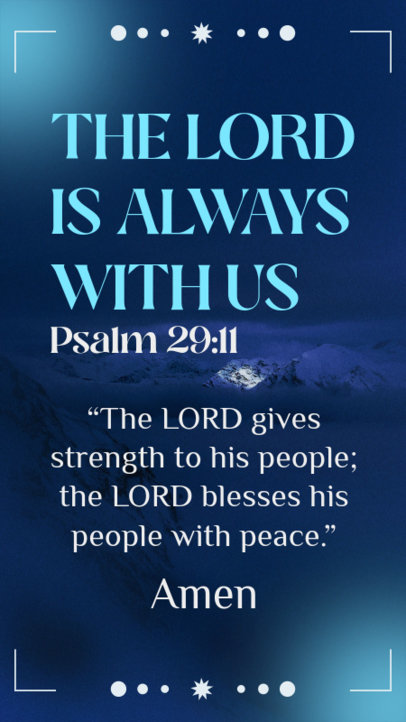 Faith-Themed Instagram Story Generator With a Bible Verse