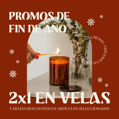 Instagram Post Maker with a 2x1 Promo for a Home Decor Brand 5744a-el1