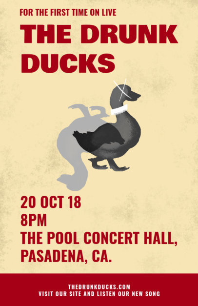 Online Flyer Maker for Concert Flyers