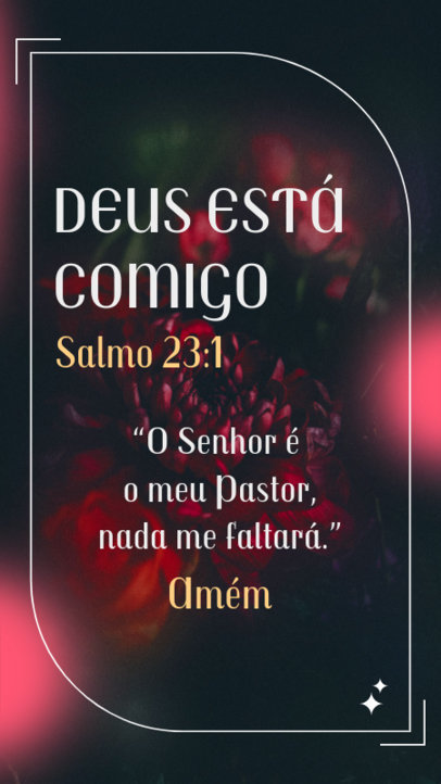 Religious Instagram Story Creator Featuring a Christian Quote