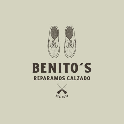 Logo Maker Featuring a Shoe Repair Theme