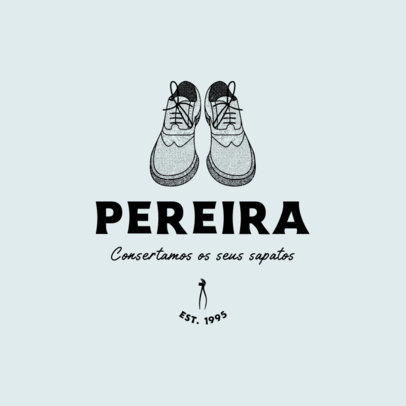 Logo Template for a Fixing Shoe Business