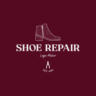 Online Logo Maker for a Shoe Repair Establishment