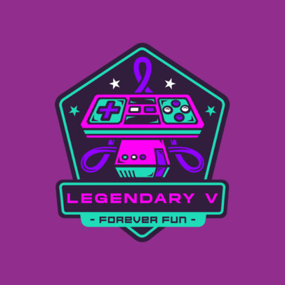 Gaming Logo Maker Featuring a Retro Controller Graphic