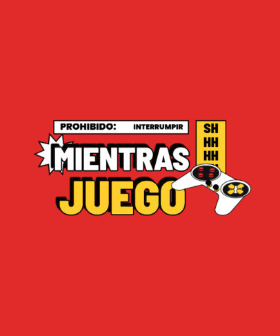 Gaming-Themed T-Shirt Design Generator with a Controller