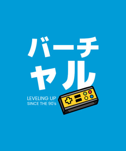 T-Shirt Design Generator for Gamers with a Retro Controller