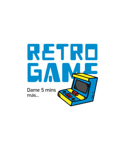 T-Shirt Design Maker with a Retro Arcade Machine Graphic