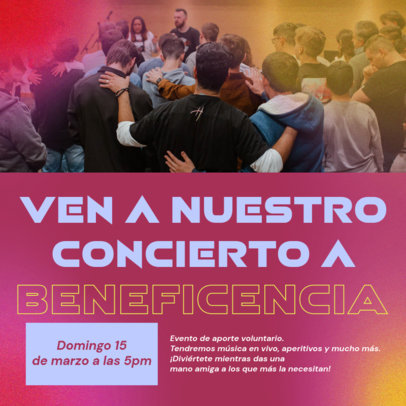 Instagram Post Template for a Christian Fundraiser