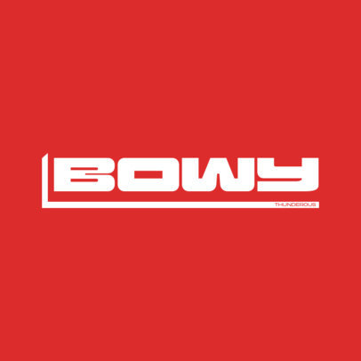 DJ Logo Maker Featuring a Minimalist Typography