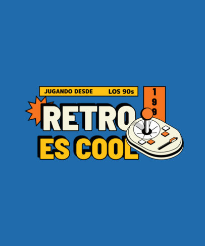 T-Shirt Design Generator for Gamers Featuring a Retro Controller