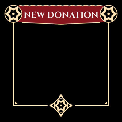 Twitch Alert Box Design Creator Inspired by Elden Ring for a New Donation