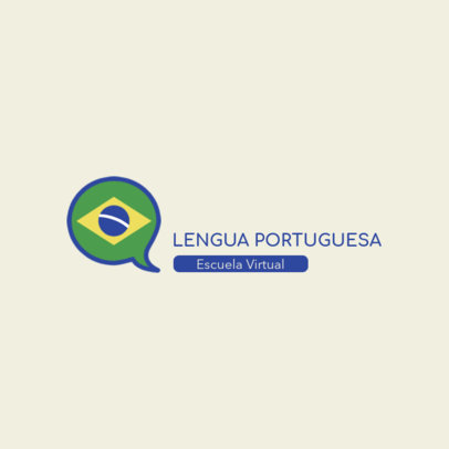 Logo Generator for an Online Portuguese Academy