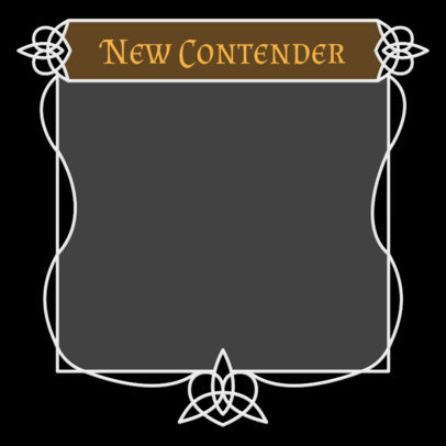 Elden Ring-Inspired Theme Twitch Alert Box Template for a New Contender