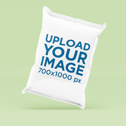 Mockup of a Trading Card Package Placed on a Colorful Surface