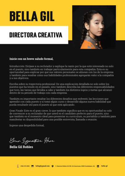 LinkedIn Cover Letter Generator with Colorful Banners 5764c-el1