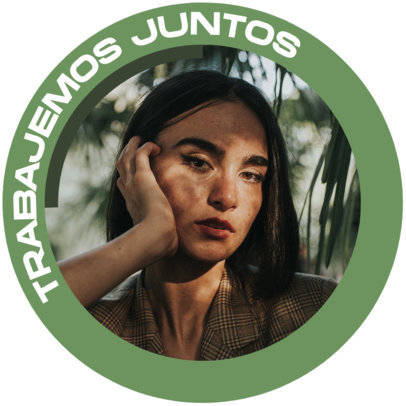 LinkedIn Profile Picture Maker with a Circular Frame 5763d-el1