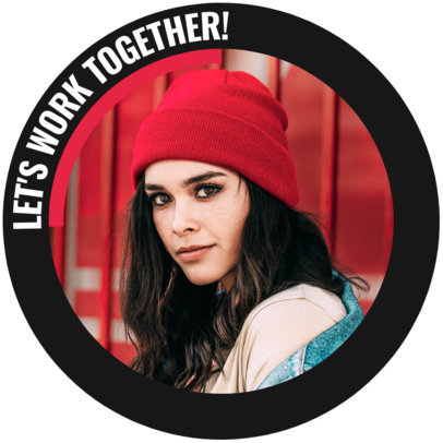 LinkedIn Profile Picture Template with a Bold Frame 5763a-el1