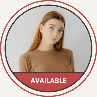 LinkedIn Profile Picture Generator Featuring a Customizable Photograph 5759e-el1