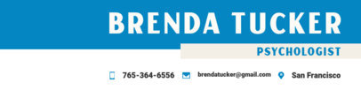 LinkedIn Banner Design Creator for a Psychologist 5762g-el1