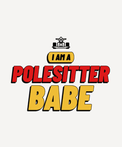 Formula One-Themed T-Shirt Design Creator Featuring a Racing Quote