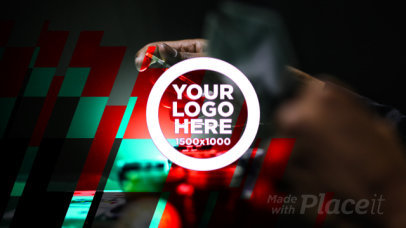 Intro Video Template for a Casino Featuring Glitch Effects 1596a 6071