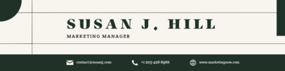 Marketing Manager LinkedIn Banner Maker Featuring a Simple Layout 5770e-el1