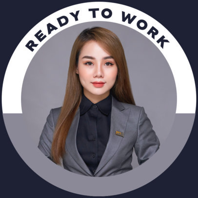 LinkedIn Profile Template With a Ready-To-Work Message 5771c-el1