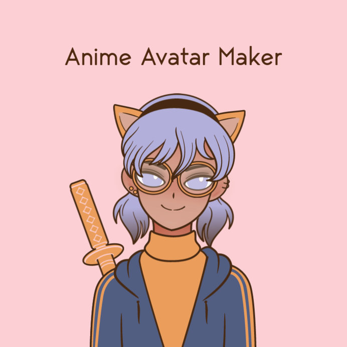Placeit - Anime Avatar Maker Featuring a Woman Graphic With Cat Ears