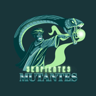 Logo Maker Featuring a Hogwarts Legacy-Themed Illustration