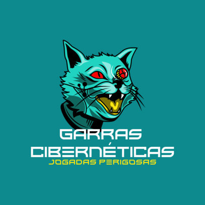 Gaming Logo Maker With a Cat Inspired by Stray