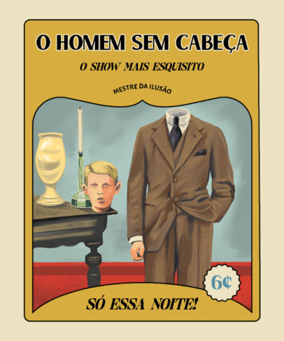 Freak Show T-Shirt Design Maker Inspired by GDT's Cabinet of Curiosities