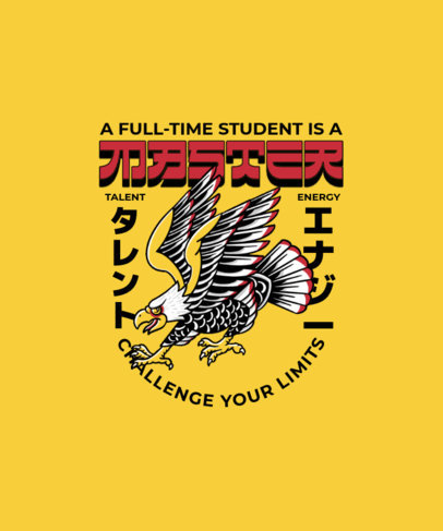 T-Shirt Design Maker with a Martial Arts Philosophy-Inspired Quote